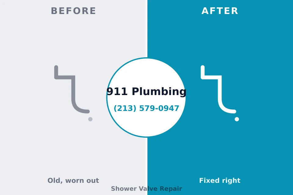 Before and after: plumbing company Portland, IN